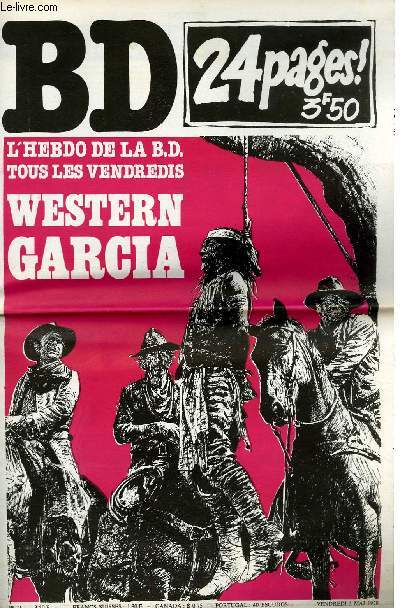 B.D. L'HEBDO DE LA B.D. N31 - WESTERN GARCIA