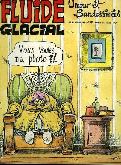 FLUIDE GLACIAL MAGAZINE UMOUR ET BANDESSINES N94 - VOUS VOULEZ MA PHOTO ?