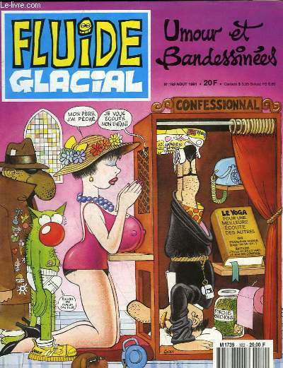 FLUIDE GLACIAL MAGAZINE UMOUR ET BANDESSINES N182