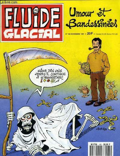 FLUIDE GLACIAL MAGAZINE UMOUR ET BANDESSINES N185