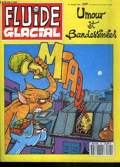 FLUIDE GLACIAL MAGAZINE UMOUR ET BANDESSINES N191