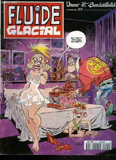 FLUIDE GLACIAL MAGAZINE UMOUR ET BANDESSINES N215