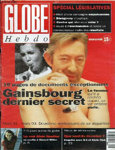 GLOBE HEBDO N6 - Gainsbourg