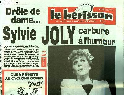 MARIUS L'EPATANT HERISSON N2291 - DRLE DE DAME ... SYLVIE JOLY CARBURE A L'HUMOUR !