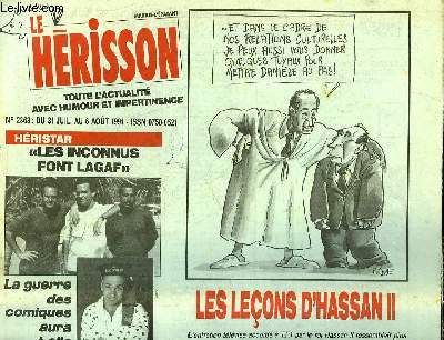 MARIUS L'EPATANT HERISSON N2363 - LES LECONS D'HASSAN II