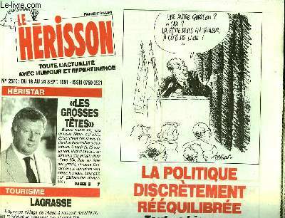 MARIUS L'EPATANT HERISSON N2370 - LA POLITIQUE DISCRETEMENT REEQUILIBREE 