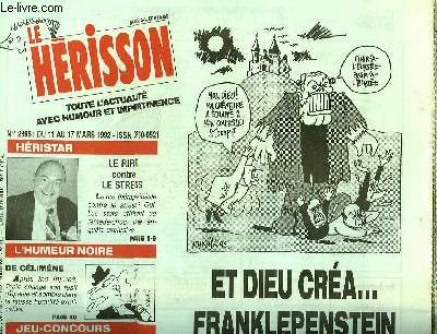 MARIUS L'EPATANT HERISSON N2395 - ET DIEU CREA ... FRANKLEPENSTEIN