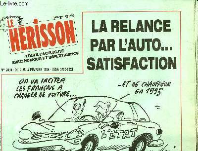 MARIUS L'EPATANT HERISSON N2494 - LE RELANCE PAR L'AUTO ... SATISFACTION