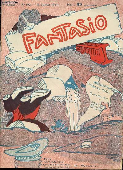 FANTASIO N192 - MAGAZINE GAI : NEUVIEME ANNEE.