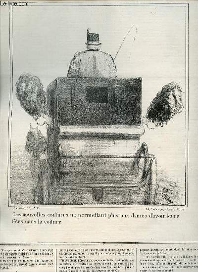 LE CHARIVARI - TRENTE-HUITIEME ANNEE. La semaine de la Bourse par Castorine / Le petit Machiavel par Alfred Bougeart / Revue comique des tribunaux par Henry Maret / Page avec des encarts publicitaires : A. Mazzucchelli (fabricant de voitures) ETC.