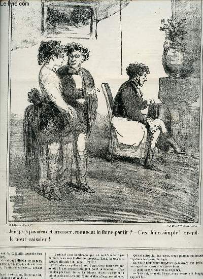 LE CHARIVARI - TRENTE-HUITIEME ANNEE. Bulletin politique par Pierre Vron / Lettres  mon dput (II) par Gabriel Guillemot / Dictionnaire de l'avenir par Fantasio / Une pche miraculeuse par Louis Leroy ETC.