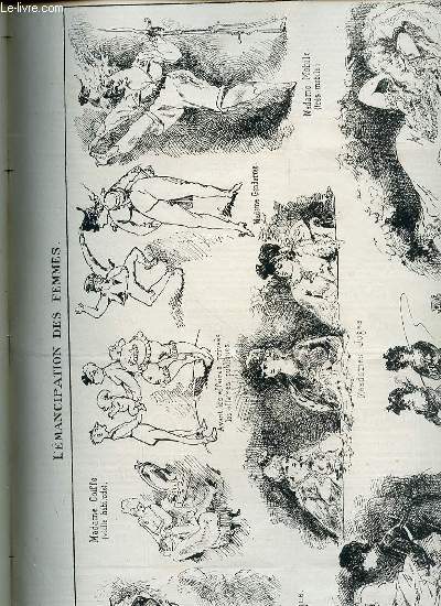 LE CHARIVARI - TRENTE-HUITIEME ANNEE. Les mtamorphoses de M. Rouher par E. Villiers / Le magicien des cours par Jehan Valter / Le petit Machiavel (VII & VIII) par Alfred Bougeart / Panthon de poche des clbrits contemporaines (I) par Henry Maret ETC.