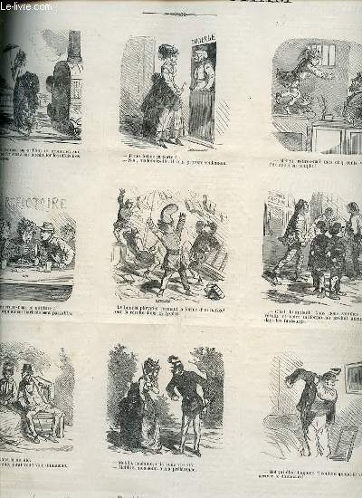 LE CHARIVARI - TRENTE-HUITIEME ANNEE. Bulletin politique par Pierre Vron / Rcompense honnte par Emile Daclin / La comdie de la semaine par Louis Leroy / Carillon par Paul Girard ETC.