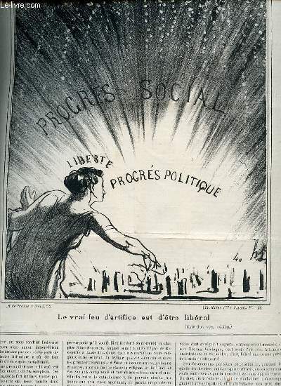 LE CHARIVARI - TRENTE-HUITIEME ANNEE. Bulletin politique par Pierre Vron / Encore les cantates par Jehan Valter / Carillon par Jehan Valter / Le pot-au-feu social (II. les fournisseurs) par Ernest Litton / Courrier de Paris par Henry Fouquier ETC.