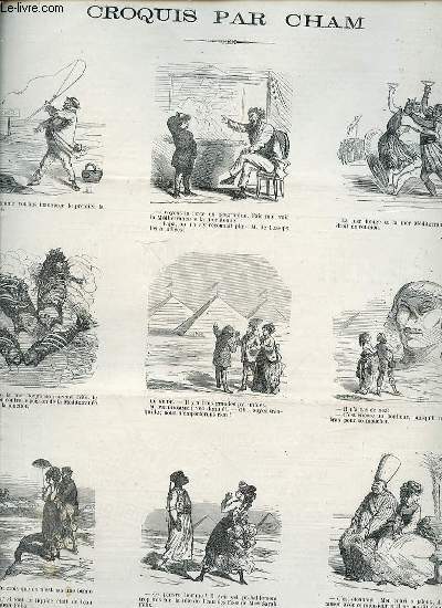 LE CHARIVARI - TRENTE-HUITIEME ANNEE. Bulletin politique par Pierre Vron / Sauvons le Pape par Adrien Huart / Courrier de Paris par Henry Fouquier / Chronique du jour par Hippolyte Briollet ETC.