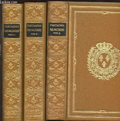 MEMOIRES DE Mr. D'ARTAGNAN - EN 3 TOMES (1+2+3).