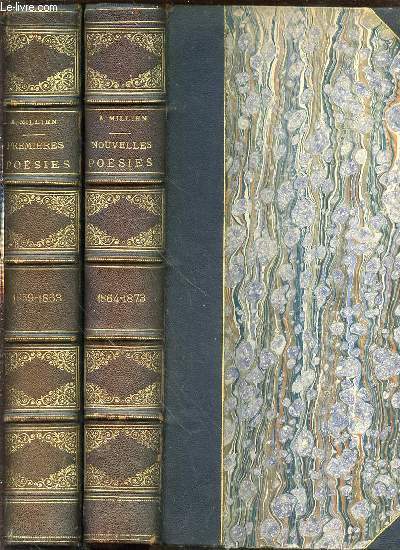 POESIES EN 2 TOMES : TOME 1 (PREMIERES POESIES : 1859-1863) + TOME 2 (NOUVELLES POESIES : 1864-1873).