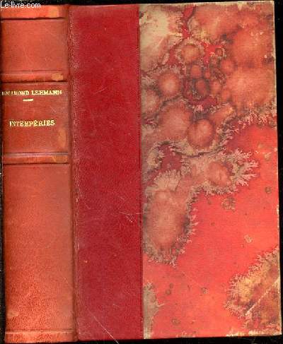 INTEMPERIES - ROMAN TRADUIT DE L'ANGLAIS PAR JEAN TALVA. COLLECTION 