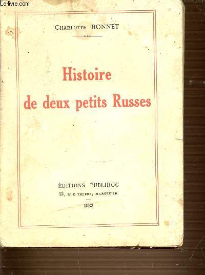 HISTOIRE DE DEUX PETITS RUSSES.