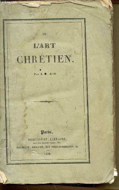 DE LA POESIE CHRETIENNE DANS SON PRINCIPE, DANS SA MATIERE ET DANS SES FORMES - FORME DE L'ART : PENTURE.