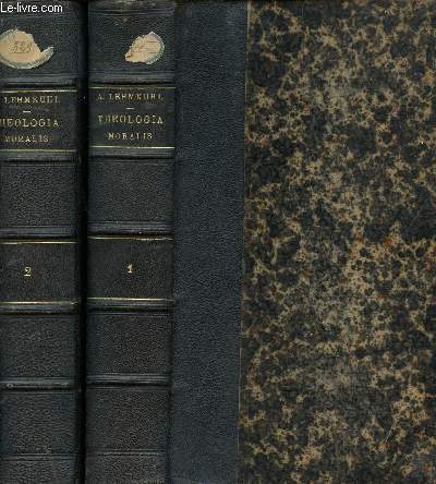 THEOLOGIA MORALIS EN 2 TOMES : TOME 1 (THEOLOGIAM MORALEM GENERALEM ET EX SPECIALI THEOLOGIA MORALI TRACTUS DE VIRTUTIBUS ET OFFICIIS VITAE CHRISTIANAE) + TOME 2 (DE SUBSIDIIS VIATE CHRISTIANAE AGENDAE).