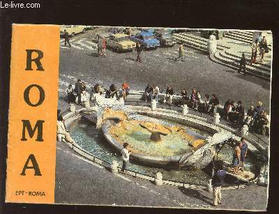 CARTE ROMA - NOTES ILLUSTRATIVES. DIMENSION : 59 x 100 cm environ.