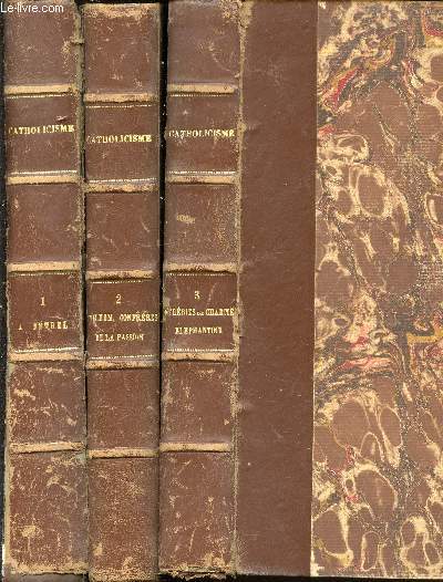 CATHOLICISME : HIER, AUJOURD'HUI, DEMAIN EN 5 TOMES : TOME 1 (A - BETHEL) + TOME 2 (BETHLEEM - CONFRERES DE LA PASSION) + TOME 3 (CONFRERIES DE CHARITE - ELEPHANTINES) + TOME 4 (ELESBAAN-GIBBONS) + TOME 5 (GIBIER-INTERRACIALE) / ENCYCLOPEDIE EN 7 VOLUMES.