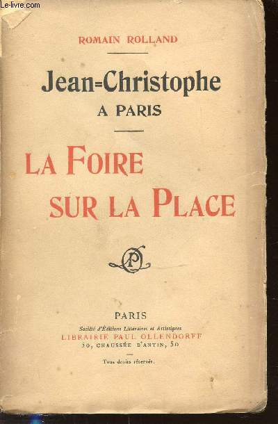 JEAN CHRISTOPHE A PARIS - LA FOIRE SUR LA PLACE.