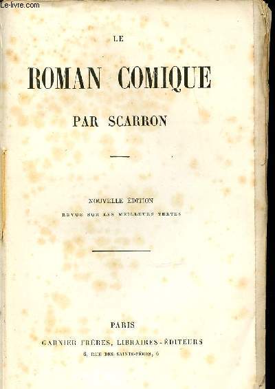 LE ROMAN COMIQUE.