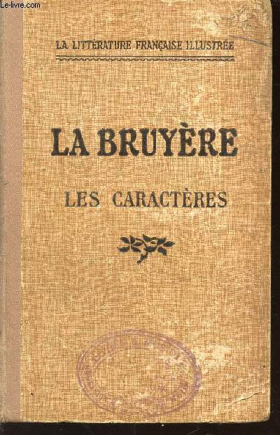 LA BRUYERE LES CARACTERES