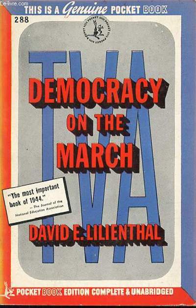 TVA DEMOCRACY ON THE MARCH.