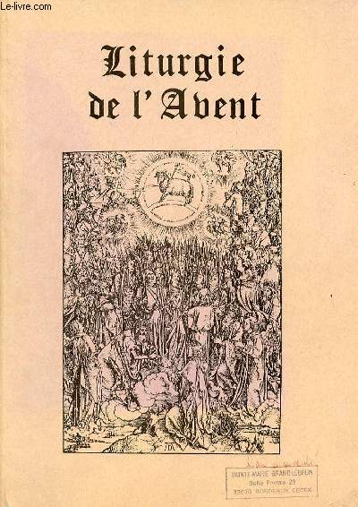 LITURGIE DE L'AVENT - MUSIQUE LITURGIQUE.