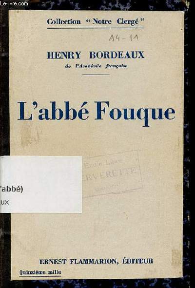 L'ABBE FOUQUE - COLLECTION 
