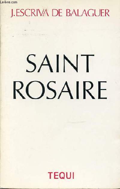 SAINT ROSAIRE.