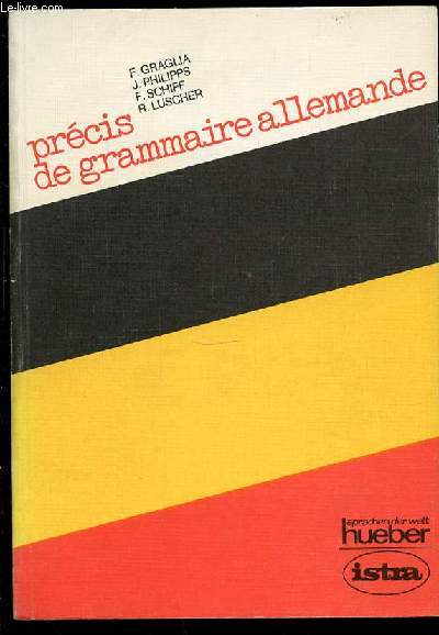 PRECIS DE GRAMMAIRE ALLEMANDE.