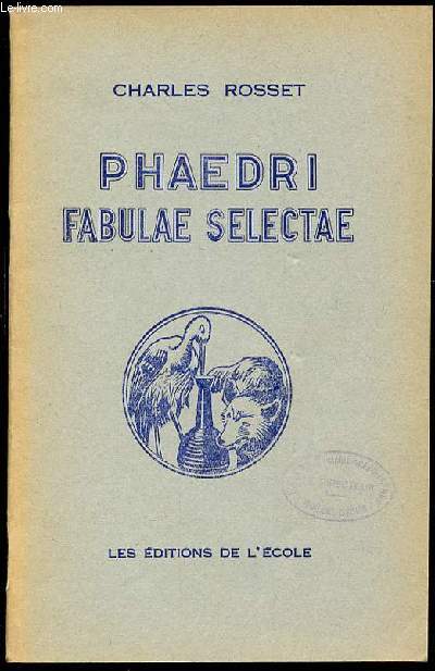 PHAEDRI FABULAE SELECTAE VIGINTI. N3 / SERIE C. COLLECTION 