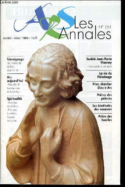 LES ANNALES N261 - SANCTUAIRE D'ARS / REVUE BIMESTRIELLE DU PELERINAGE.