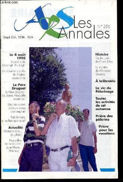 LES ANNALES N256 - SANCTUAIRE D'ARS / REVUE BIMESTRIELLE DU PELERINAGE.
