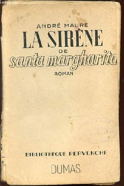 LA SIRENE DE SANTA MARGHARITA - BIBLIOTHEQUE PERVENCHE.