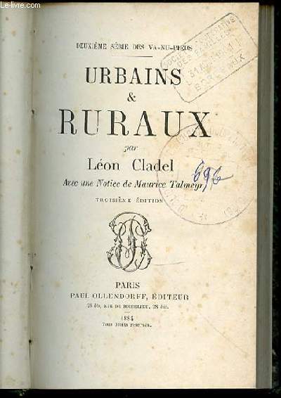 URBAINS & RURAUX - DEUXIEME SERIE DES VA-NU-PIEDS. AVEC UNE NOTICE DE MAURICE TALMEYR.