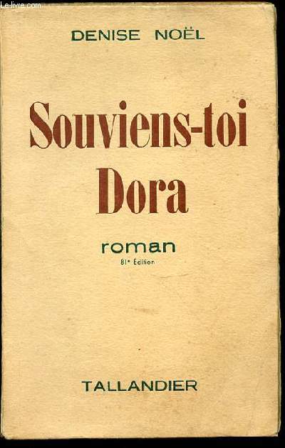 SOUVIENS-TOI DORA.