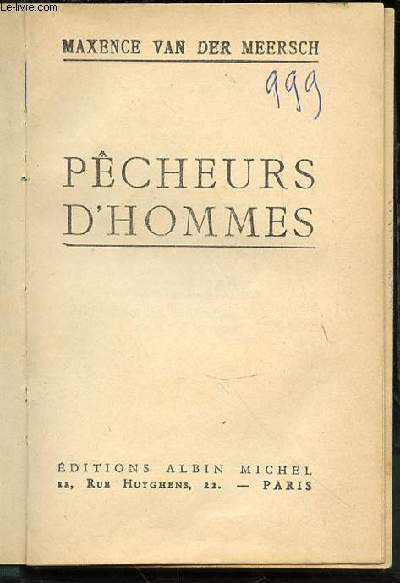 PECHEURS D'HOMMES.