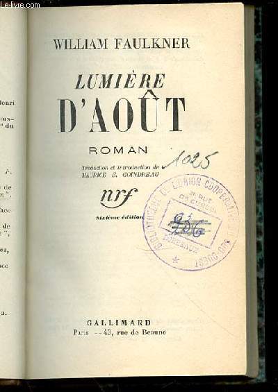 LUMIERE D'AOUT.
