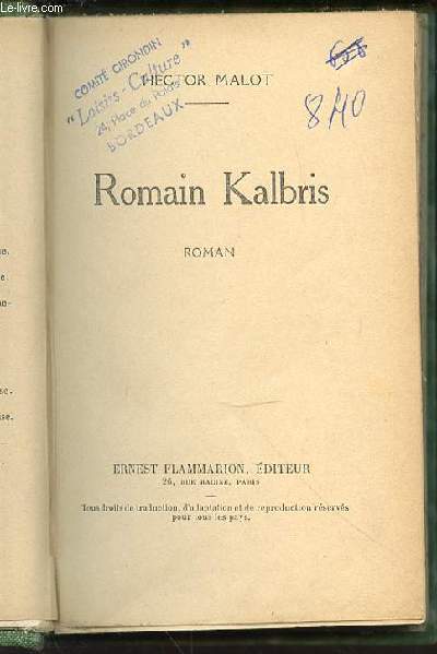 ROMAIN KALBRIS.
