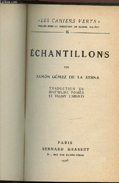 ECHANTILLONS - COLLECTION 