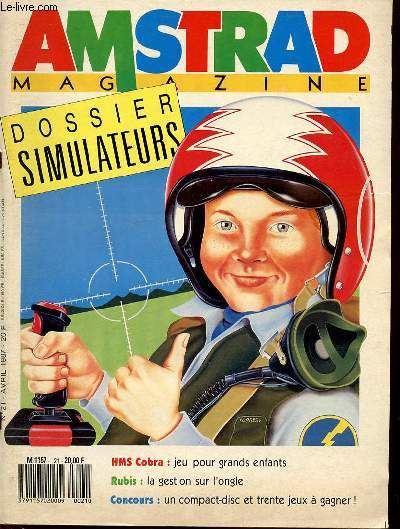 AMSTRAD MAGAZINE N°21 / AVRIL - DOSSIER SIMULATEUR / SOFTS : DRAGONS LAIR, AS... - Afbeelding 1 van 1