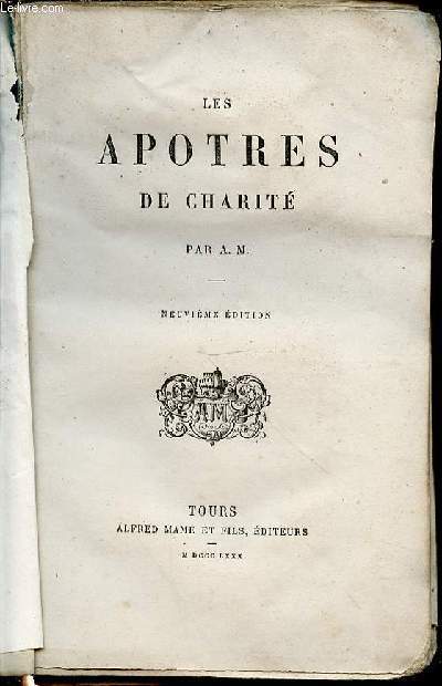 LES APOTRES DE CHARITE.