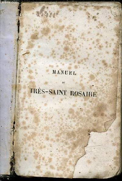 MANUEL DU TRES-SAINT ROSAIRE.