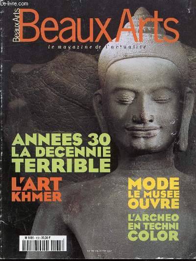 BEAUX ARTS N153 / FEVRIER 1997 - LE MAGAZINE DE L'ACTUALITE - GAINSBOROUGHPORTRAIT DE JEUNESSEDe 1740  1760. Gainsborough a construit son identit cratrice. Une priode fondatrice que la National Gallery de Londres clbre. Par Josphine Le Folio ETC.