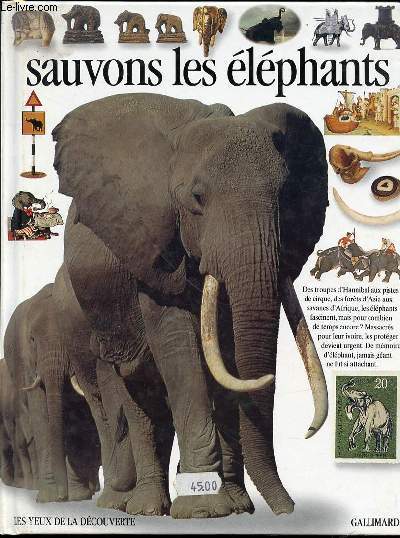 SAUVONS LES ELEPHANTS - PHOTOGRAPHIES ORIGINALES DE DAVE KING / COLLECTION 